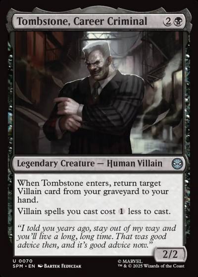 Tombstone, Career Criminal