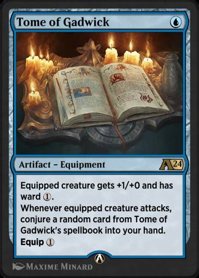 Tome of Gadwick YWOE-6 Alchemy: Wilds of Eldraine Magic card