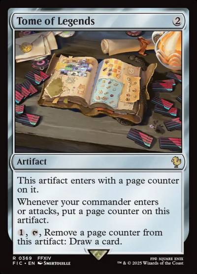Tome of Legends FIC-369 Final Fantasy Commander Magic card