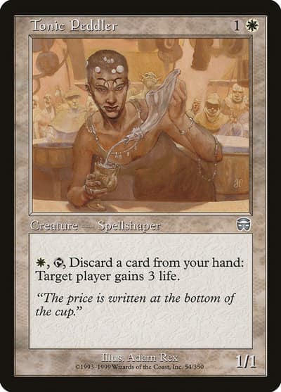 Tonic Peddler MMQ-54 Mercadian Masques Magic card