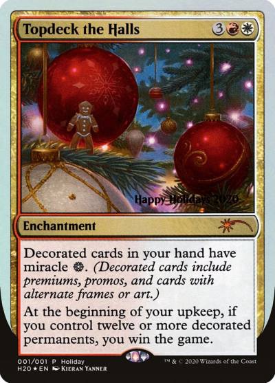 Topdeck the Halls HHO-20 Happy Holidays Magic card