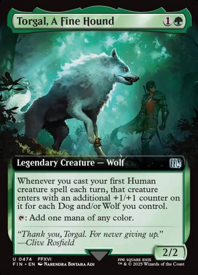 Torgal, A Fine Hound FIN-474 Final Fantasy Magic card