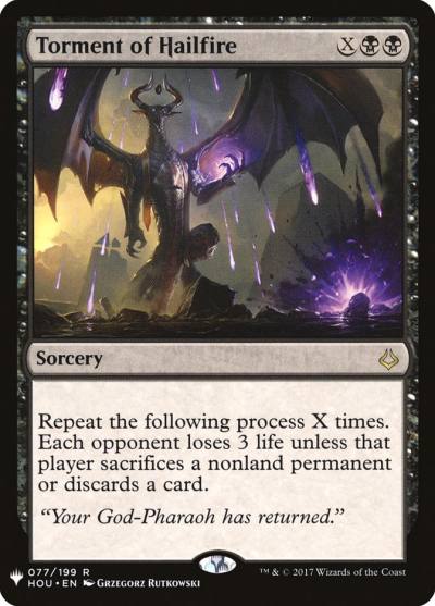 Torment of Hailfire PLST-HOU-77 The List Magic card