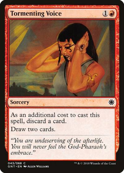 Tormenting Voice GNT-43 Game Night Magic card