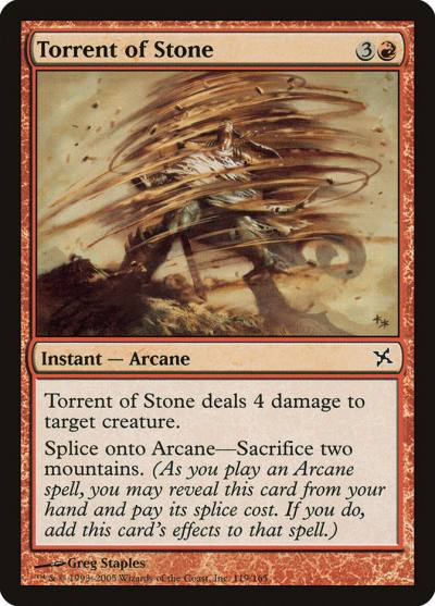 Torrent of Stone BOK-119 Betrayers of Kamigawa Magic card
