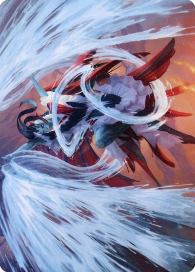 Torrent Sculptor // Torrent Sculptor ASTX-44 Strixhaven Art Series Magic card