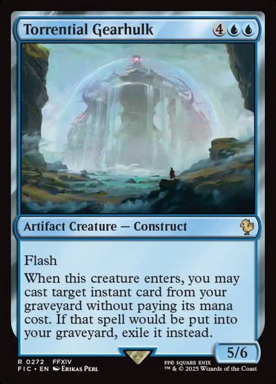 Torrential Gearhulk FIC-272 Final Fantasy Commander Magic card