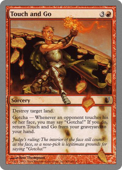 Touch and Go UNH-90 Unhinged Magic card