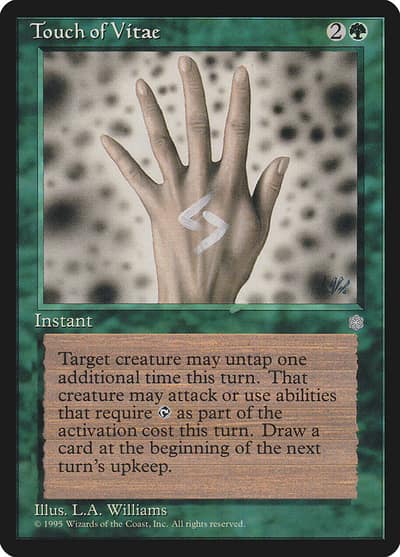 Touch of Vitae ICE-271 Ice Age Magic card