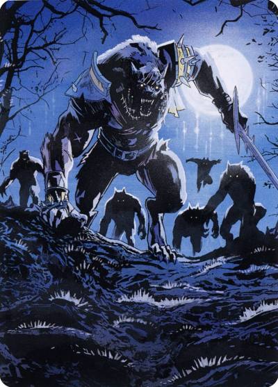 Tovolar, the Midnight Scourge // Tovolar, the Midnight Scourge AMID-8 Midnight Hunt Art Series Magic card