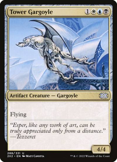 Tower Gargoyle 2X2-288 Double Masters 2022 Magic card