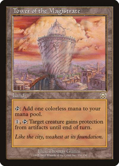 Tower of the Magistrate MMQ-330 Mercadian Masques Magic card