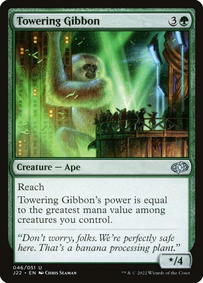 Towering Gibbon 46 Jumpstart 2022 Magic card