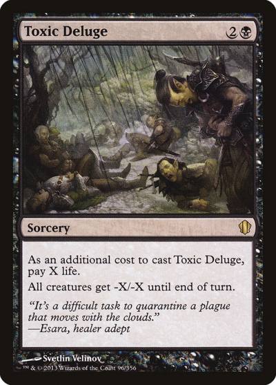 Toxic Deluge C13-96 Commander 2013 Magic card