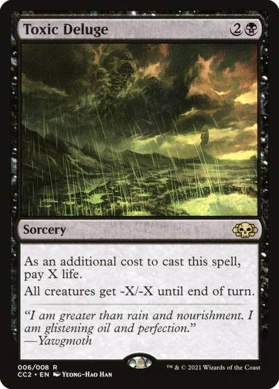 Toxic Deluge CC2-6 Commander Collection: Black Magic card