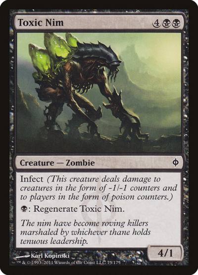 Toxic Nim NPH-75 New Phyrexia Magic card