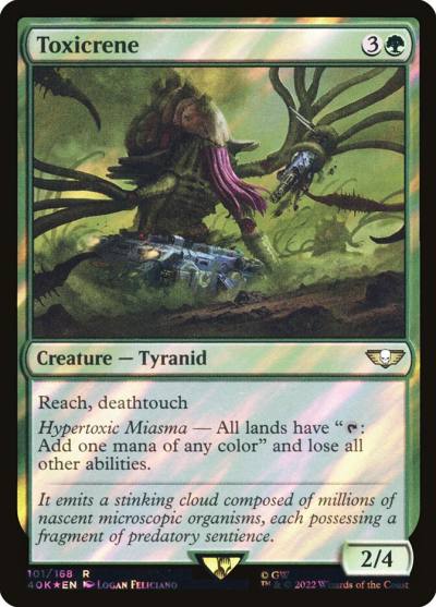 Toxicrene 40K-101STAR Warhammer 40,000 Commander Magic card