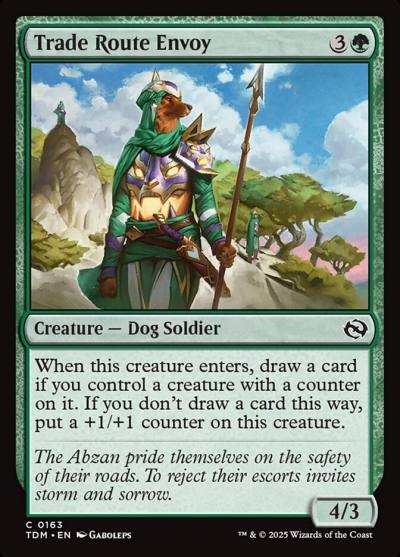 Trade Route Envoy 163 Tarkir: Dragonstorm Magic card