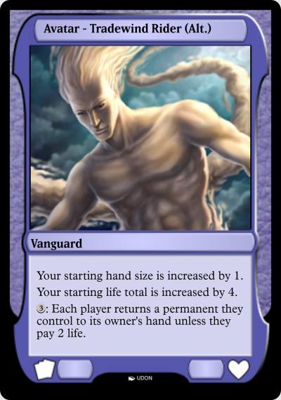 Tradewind Rider Avatar PMOA-104 Magic Online Avatars Magic card