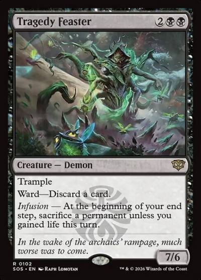 Tragedy Feaster SOS-102 Secrets of Strixhaven Magic card