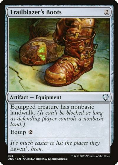 Trailblazer's Boots ONC-144 Phyrexia: All Will Be One Commander Magic card