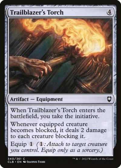 Trailblazer's Torch CLB-340 Commander Legends: Battle for Baldur's Gate Magic card