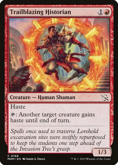 Trailblazing Historian 168 March of the Machine Magic card