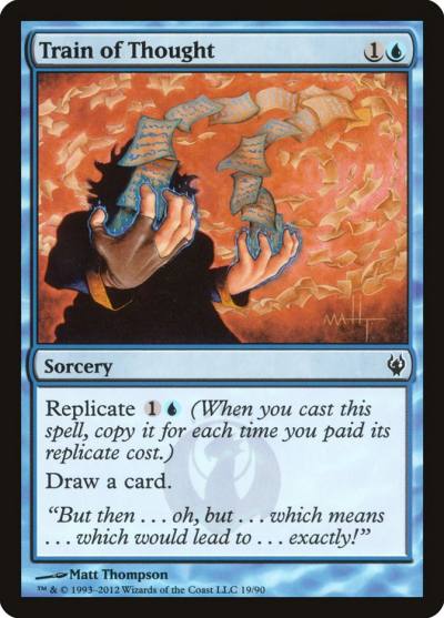 Train of Thought DDJ-19 Duel Decks: Izzet vs. Golgari Magic card