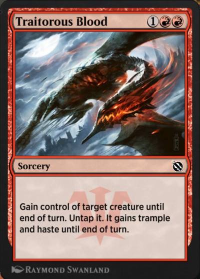 Traitorous Blood SIS-45 Shadows of the Past Magic card