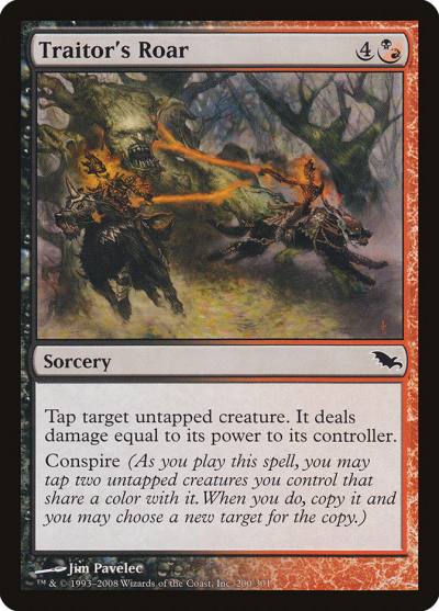 Traitor's Roar SHM-200 Shadowmoor Magic card