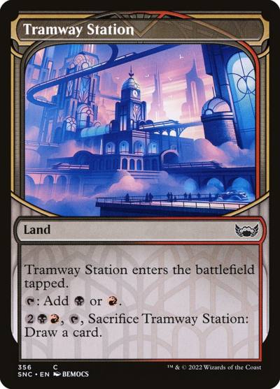 Tramway Station SNC-356 Streets of New Capenna Magic card