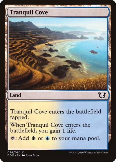 Tranquil Cove DDQ-34 Duel Decks: Blessed vs. Cursed Magic card