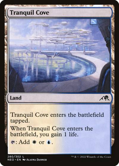 Tranquil Cove NEO-280 Kamigawa: Neon Dynasty Magic card