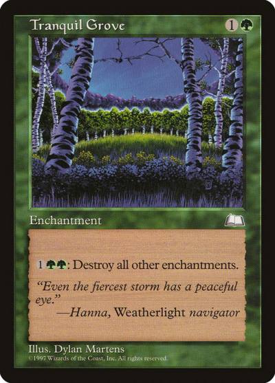Tranquil Grove WTH-142 Weatherlight Magic card