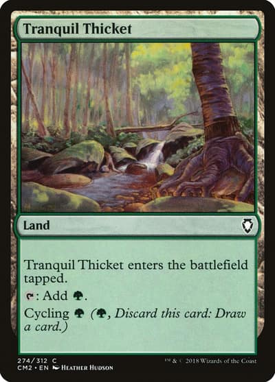 Tranquil Thicket CM2-274 Commander Anthology Volume II Magic card