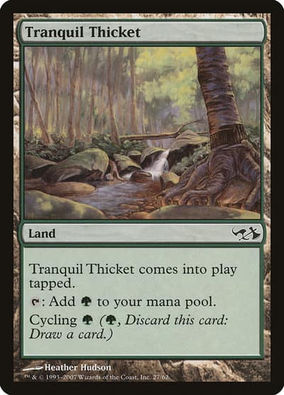Tranquil Thicket DD1-27 Duel Decks: Elves vs. Goblins Magic card