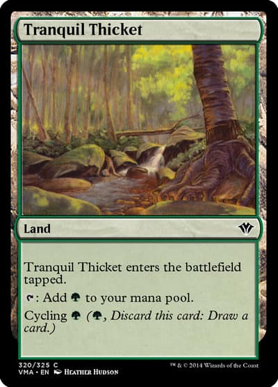Tranquil Thicket VMA-320 Vintage Masters Magic card