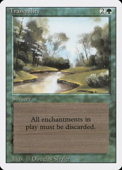 Tranquility 3ED-221 Revised Edition Magic card