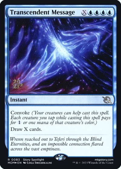 Transcendent Message PMOM-83S March of the Machine Promos Magic card