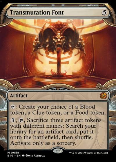 Transmutation Font BIG-58 The Big Score Magic card