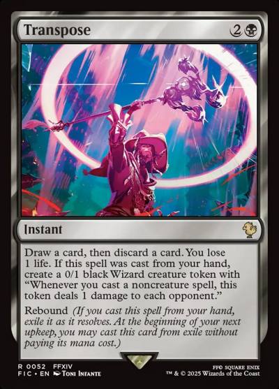Transpose FIC-52 Final Fantasy Commander Magic card