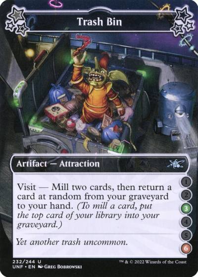 Trash Bin UNF-232B Unfinity Magic card