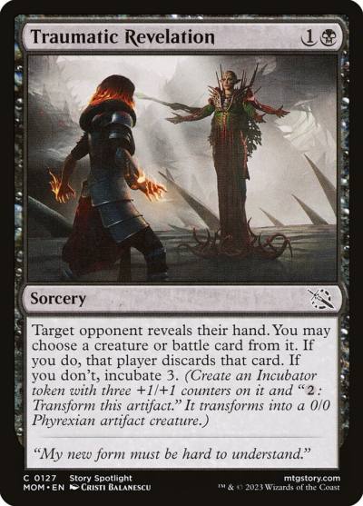 Traumatic Revelation MOM-127 March of the Machine Magic card