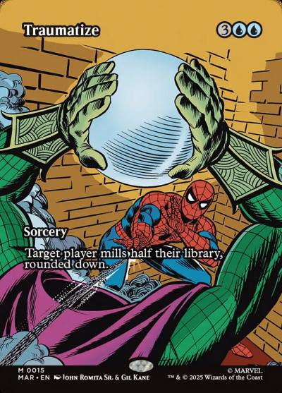 Traumatize MAR-15 Marvel Universe Magic card