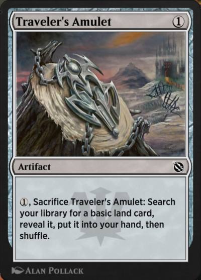Traveler's Amulet SIS-73 Shadows of the Past Magic card