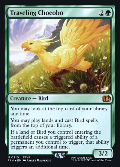 Traveling Chocobo PFIN-210S Final Fantasy Promos Magic card