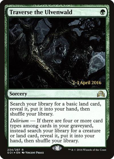Traverse the Ulvenwald PSOI-234S Shadows over Innistrad Promos Magic card