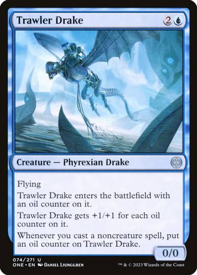 Trawler Drake 74 Phyrexia: All Will Be One Magic card