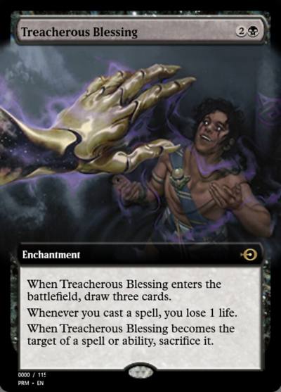 Treacherous Blessing PRM-79949 Magic Online Promos Magic card