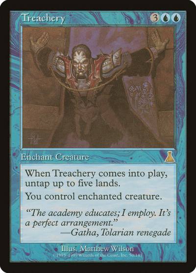Treachery UDS-50 Urza's Destiny Magic card